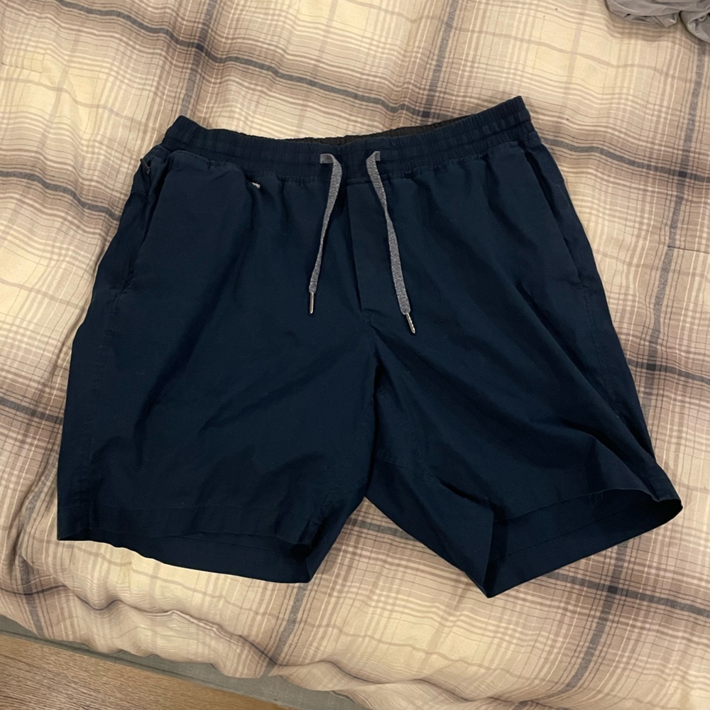 Blue Lululemon shorts